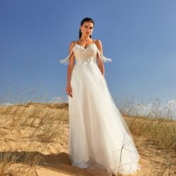 Robe De Mariée Bohème Princesse Blanche | Soirée Blanche