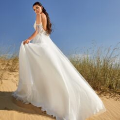 Robe De Mariée Bohème Princesse Blanche | Soirée Blanche