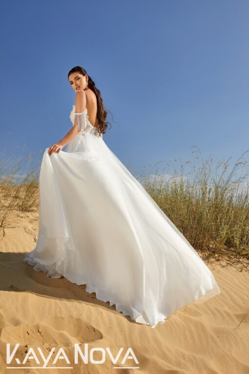 Robe De Mariée Bohème Princesse Blanche | Soirée Blanche
