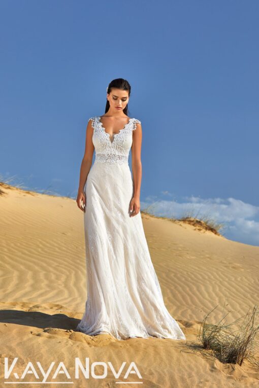 Robe De Mariée En Dentelle Blanche | Soirée Blanche