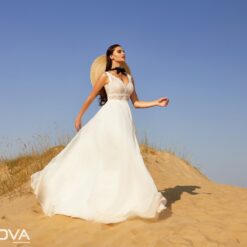 Robe De Mariée Droite | Soirée Blanche