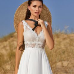 Robe De Mariée Droite | Soirée Blanche
