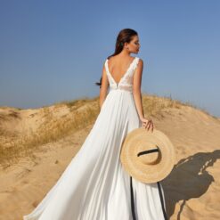 Robe De Mariée Droite | Soirée Blanche