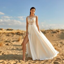 Robe De Mariée En Soie | Soirée Blanche