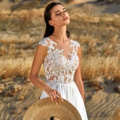 Robe De Mariée En Soie | Soirée Blanche