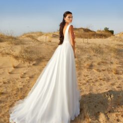 Robe De Mariée Bohème En Satin image 5 | Soirée Blanche Robe De Mariée Bohème En Satin | Soirée Blanche