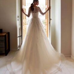 Robe De Mariée Vintage Romantique Blanche image 4 | Soirée Blanche Robe de Mariée Vintage Romantique Blanche