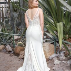 Robe De Mariée Fourreau Grande Taille image 3 | Soirée Blanche Robe De Mariée Fourreau Grande Taille | Soirée Blanche