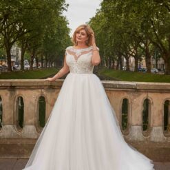 Robe De Mariée Grande Taille Dos Nu | Soirée Blanche