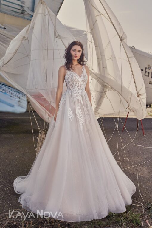 Robe De Mariée Princesse Fleurie Blanche | Soirée Blanche