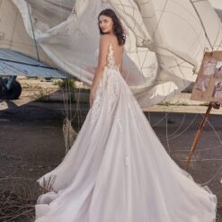 Robe De Mariée Princesse Fleurie Blanche | Soirée Blanche