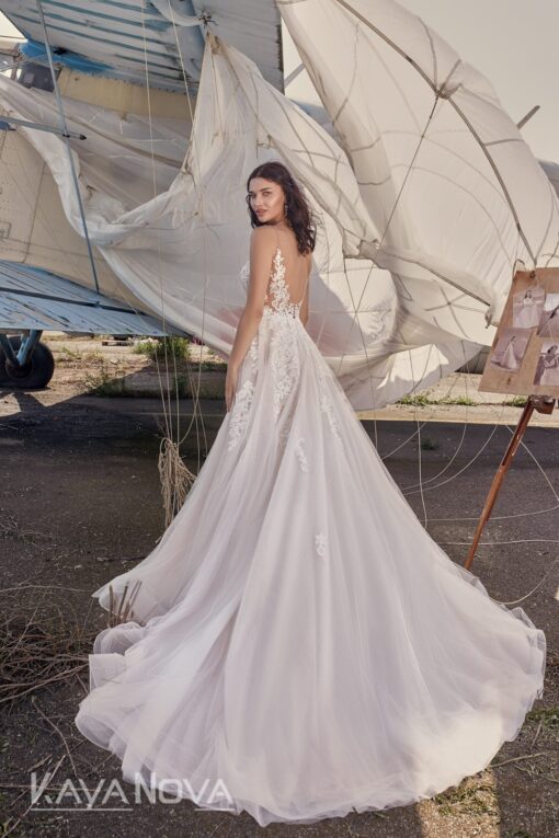 Robe De Mariée Princesse Fleurie Blanche | Soirée Blanche