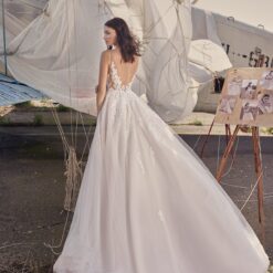 Robe De Mariée Princesse Fleurie Blanche | Soirée Blanche