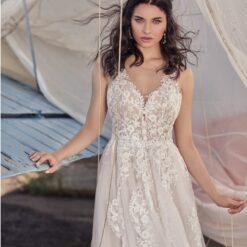 Robe De Mariée Princesse Fleurie Blanche | Soirée Blanche