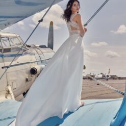 Robe De Mariée Bohème Fluide Blanche image 10 | Soirée Blanche Robe De Mariée Bohème Fluide Blanche | Soirée Blanche