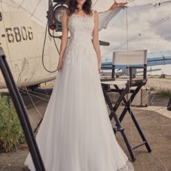 Robe De Mariée Tulle Fluide | Soirée Blanche