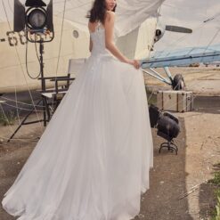 Robe De Mariée Tulle Fluide | Soirée Blanche