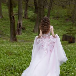 Robe De Mariée Blanche Et Rose | Soirée Blanche