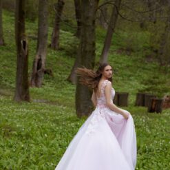 Robe De Mariée Blanche Et Rose | Soirée Blanche