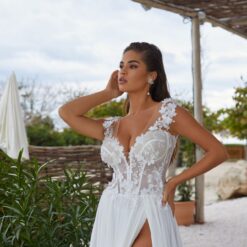 Robe Mariée Fendue Sexy | Soirée Blanche