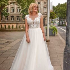 Robe De Mariée Bohème Grande Taille | Soirée Blanche