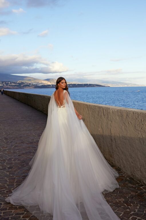 Robe De Mariée Princesse Blanche Avec Strass | Soirée Blanche