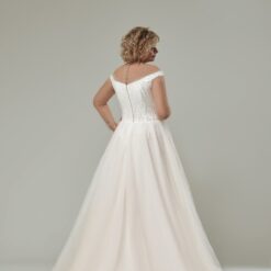 Robe De Mariée Grande Taille Perles image 5 | Soirée Blanche Robe De Mariée Grande Taille Perles | Soirée Blanche