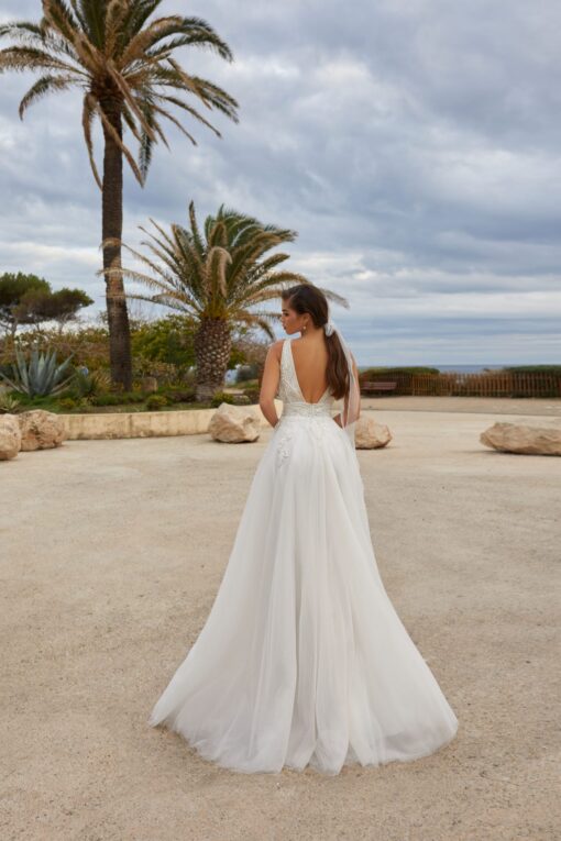 Robe De Mariée Princesse Avec Strass Blanche | Soirée Blanche