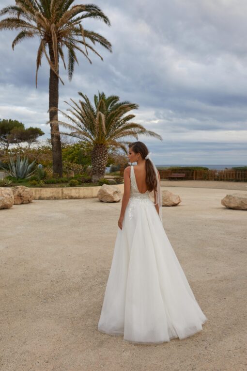 Robe De Mariée Princesse Avec Strass Blanche | Soirée Blanche