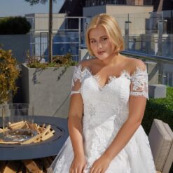 Champêtre Robe De Mariée Femme Ronde | Soirée Blanche