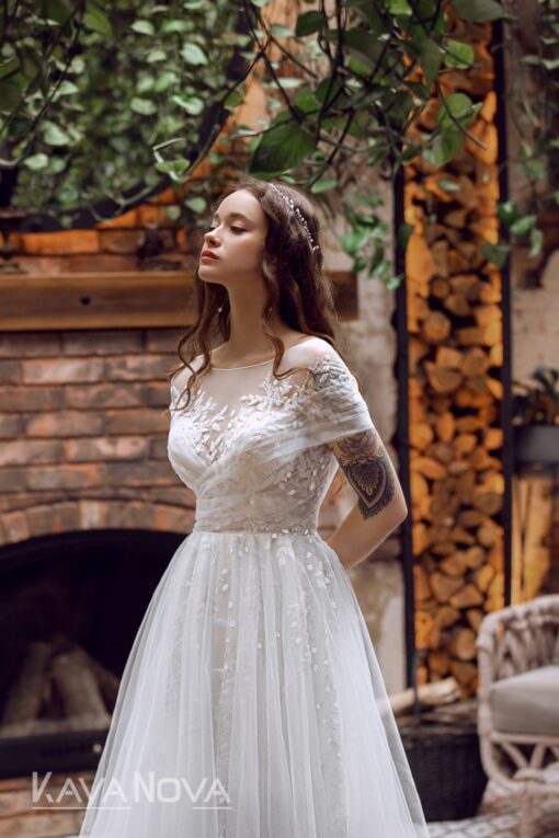 Robe De Mariée Tulle Pailleté | Soirée Blanche
