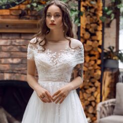 Robe De Mariée Tulle Pailleté image 7 | Soirée Blanche Robe De Mariée Tulle Pailleté | Soirée Blanche