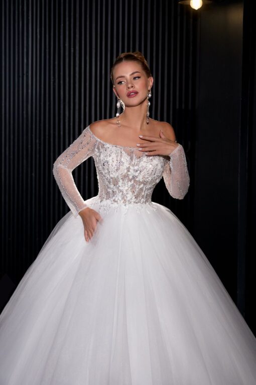Robe De Mariée Hiver Blanche | Soirée Blanche