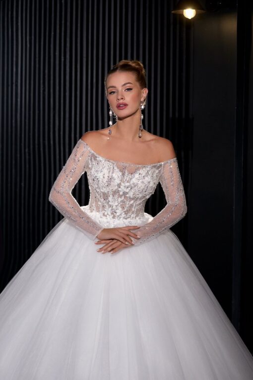 Robe De Mariée Hiver Blanche | Soirée Blanche