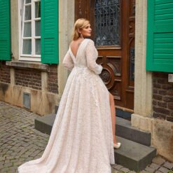 Robe De Mariée Grande Taille Manches Longues | Soirée Blanche