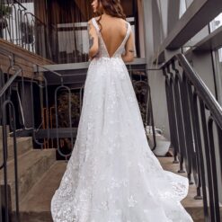 Robe De Mariée Blanche Fleurie image 6 | Soirée Blanche Robe De Mariée Blanche Fleurie | Soirée Blanche