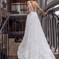 Robe De Mariée Blanche Fleurie image 9 | Soirée Blanche Robe De Mariée Blanche Fleurie | Soirée Blanche