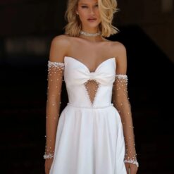 Robe De Mariée Simple Et Originale Blanche