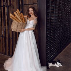 Robe De Mariée Romantique Champêtre Blanche | Soirée Blanche