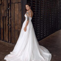 Robe De Mariée Romantique Champêtre Blanche | Soirée Blanche