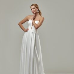 Robe De Mariée Simple Blanche | Soirée Blanche