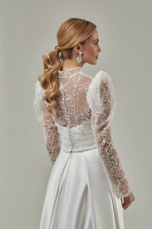 Robe De Mariée Illusion 2 Pièces | Soirée Blanche