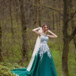 Robe De Mariée Blanche Et Verte image 8 | Soirée Blanche Robe De Mariée Blanche Et Verte | Soirée Blanche