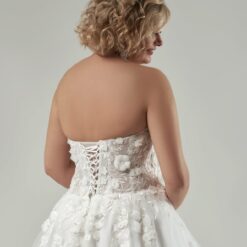 Robe De Mariée Femme Ronde Bustier image 7 | Soirée Blanche Robe De Mariée Femme Ronde Bustier | Soirée Blanche