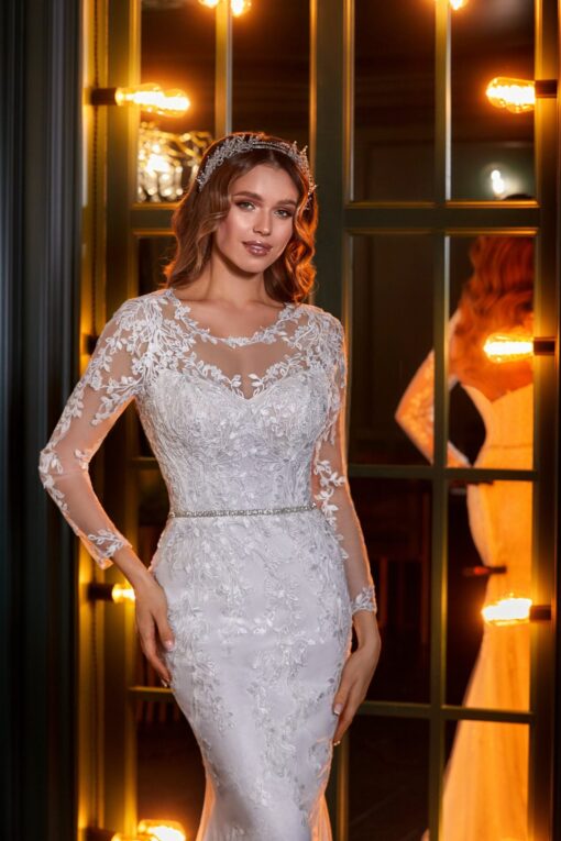 Robe De Mariée Sirène Blanche | Soirée Blanche
