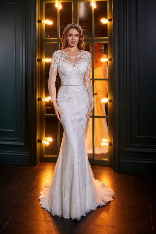Robe De Mariée Sirène Blanche | Soirée Blanche