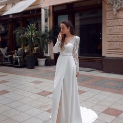 Robe De Mariée Asymétrique image 9 | Soirée Blanche Robe De Mariée Asymétrique | Soirée Blanche