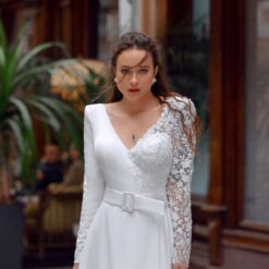 Robe De Mariée Asymétrique image 8 | Soirée Blanche Robe De Mariée Asymétrique | Soirée Blanche