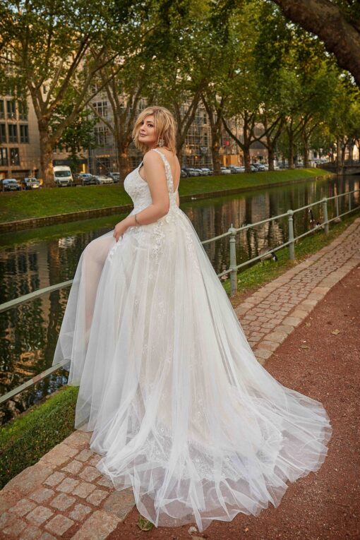 Robe De Mariée Sexy Grande Taille | Soirée Blanche