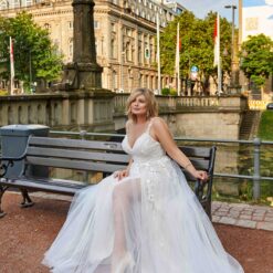 Robe De Mariée Sexy Grande Taille | Soirée Blanche